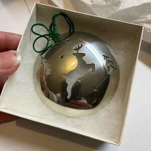 James R. Gagnon pewter ornament Riverton, CT vintage